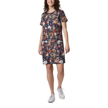 Columbia Jurken Dames, Park Printed Donkerblauw, 25VKMDQAO